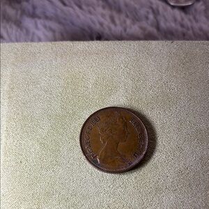 Vintage Coin with Queen's Profile